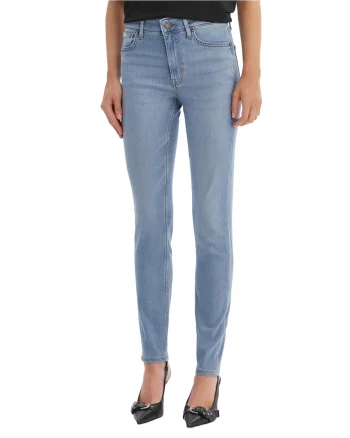 Blugi dama,  slim fit, albastru, lyocell/viscoza