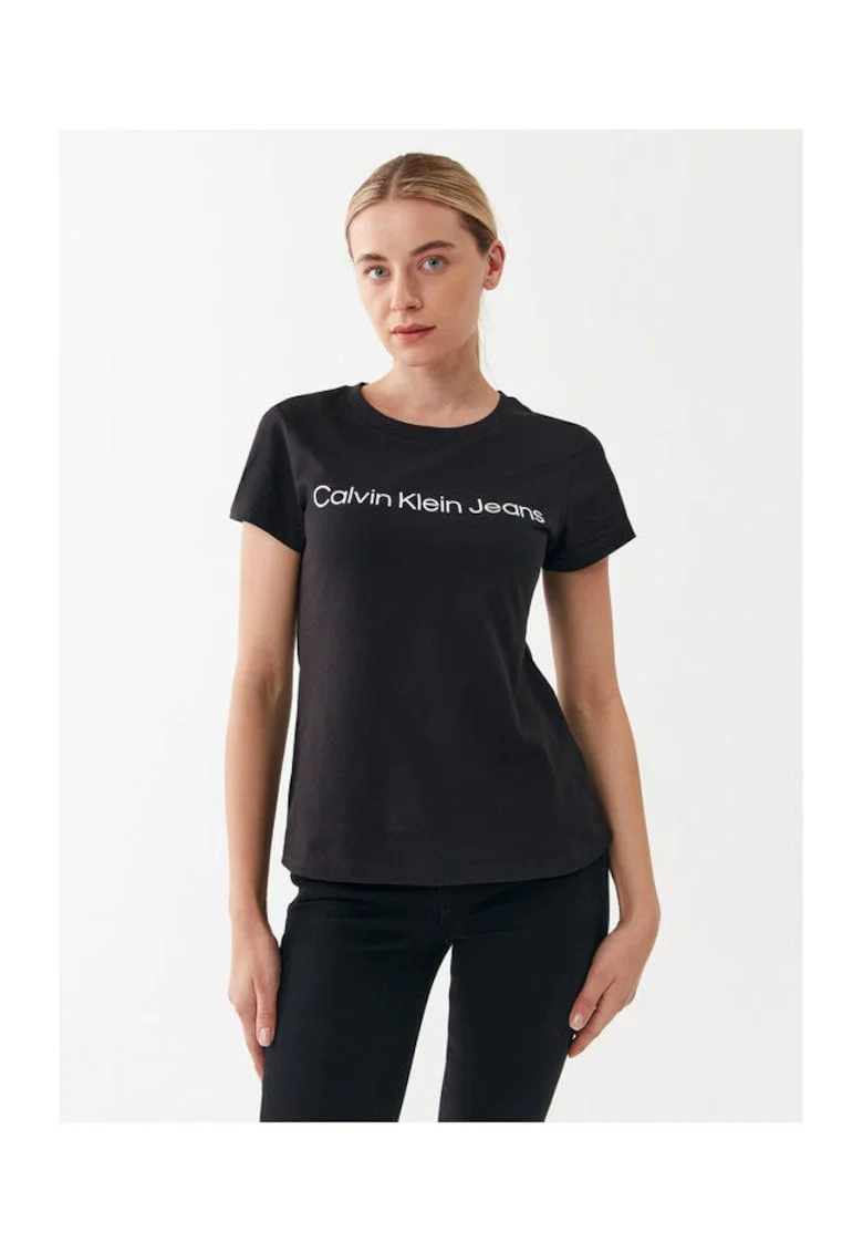Tricou dama,  negru, bumbac,
