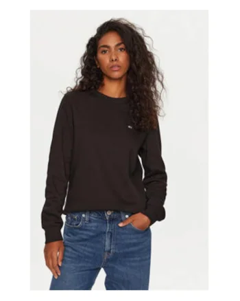 Bluza dama,  Negru, 80% bumbac, 20% poliester reciclat,