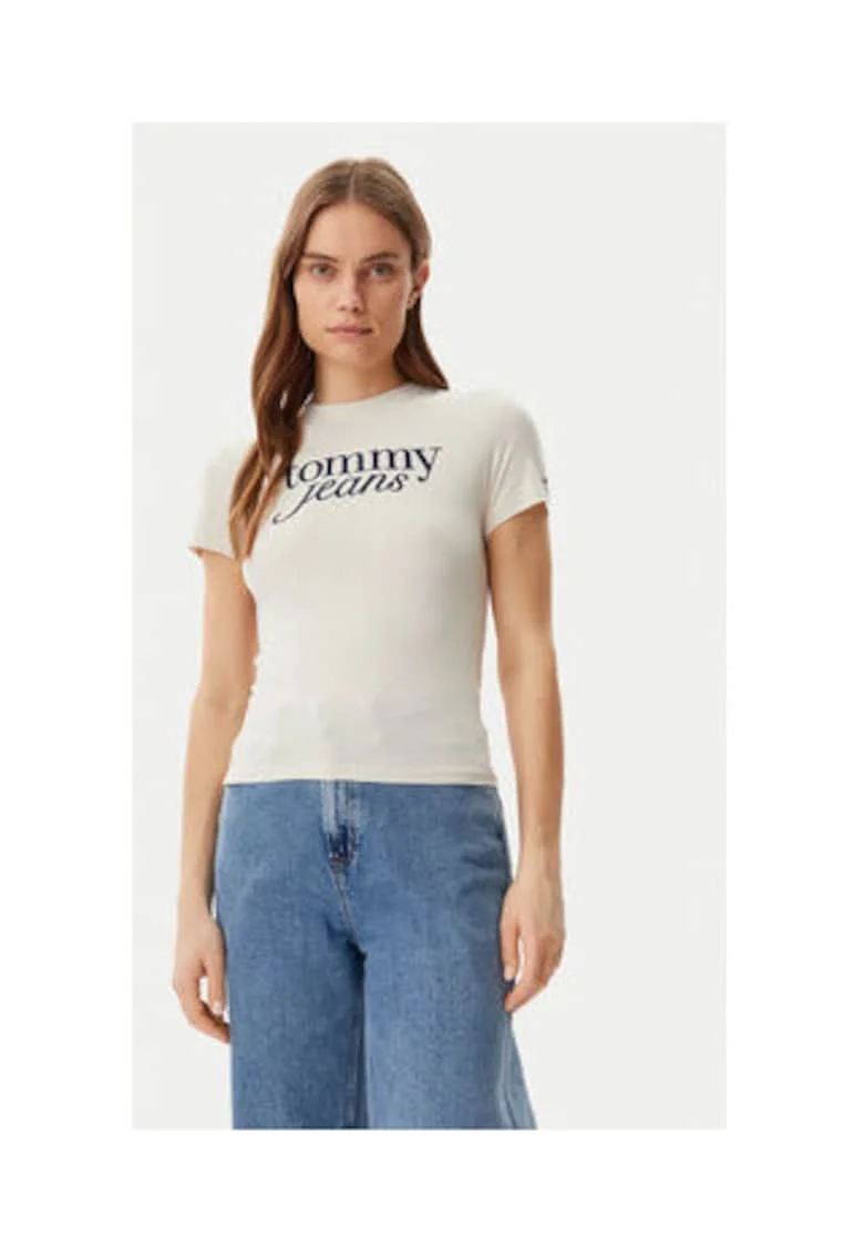 Tricou Dama,  Bej, 100% bumbac,