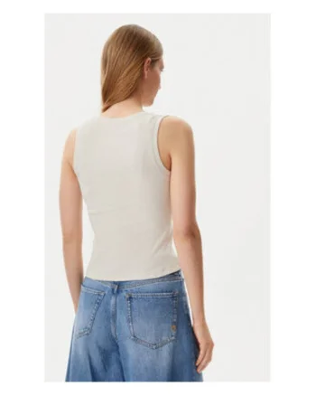 Top Dama,  Bej, 100% bumbac,