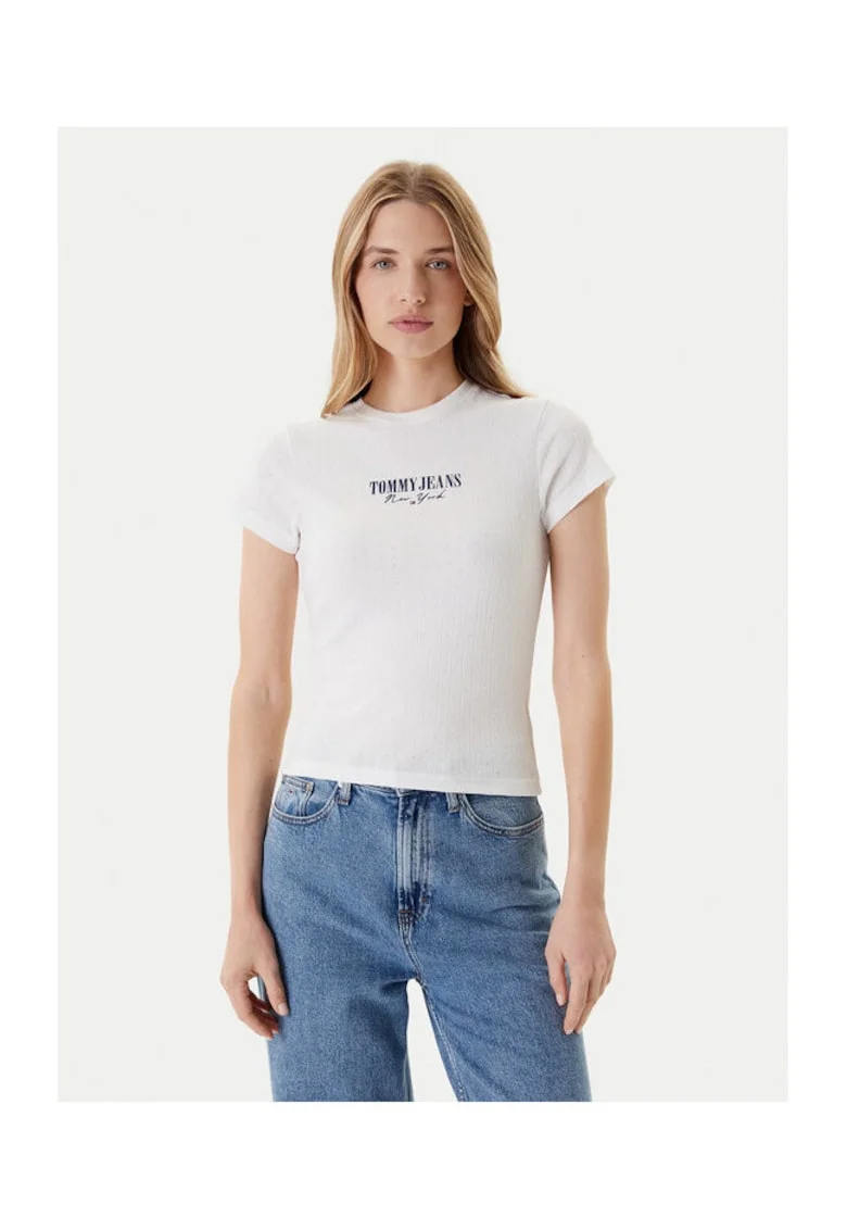 Tricou Dama,  Bumbac, Alb,
