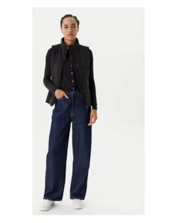 Vesta Femei,  Negru, 100% poliester reciclat,