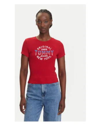 Tricou dama,  bumbac,rosu
