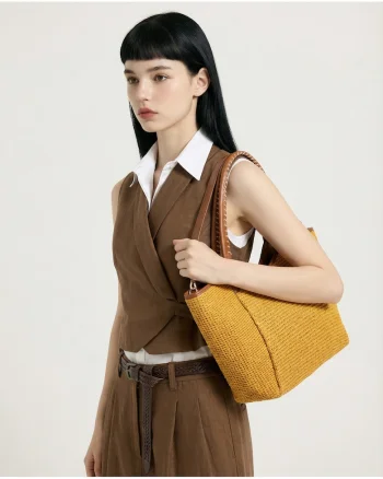 Geanta shopper Valoria Ultra, Galben