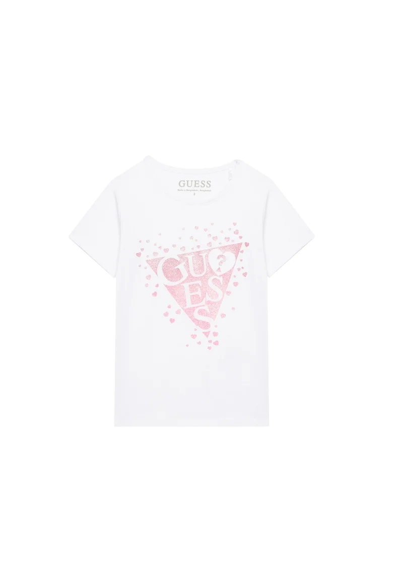 Tricou copii  alb bumbac organic, Alb
