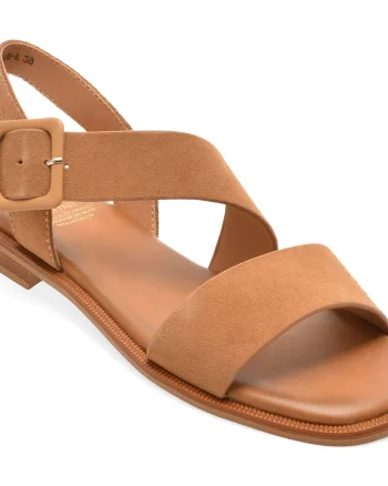 Sandale FLAVIA PASSINI maro, 35K6, din piele intoarsa