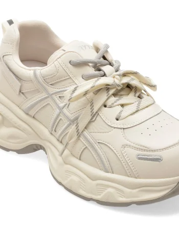 Pantofi sport GRYXX albi, Q3678, din piele naturala