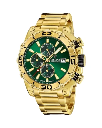 Ceas barbatesc  F20492/3 Quartz Auriu