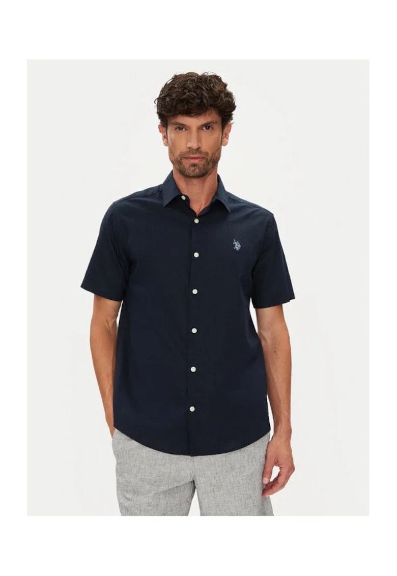 Camasa barbati  bleumarin, Bleumarin