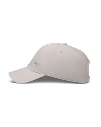 Sapca unisex cu monograma metalica discreta, Gri deschis