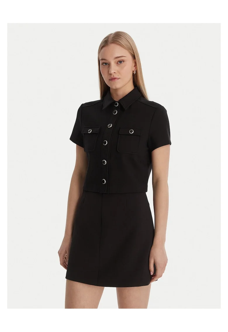Camasa dama  neagra, Negru