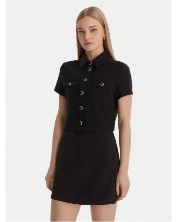 Camasa dama  neagra, Negru