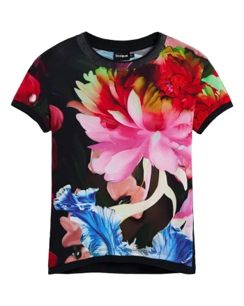 Tricou dama  bumbac, Negru