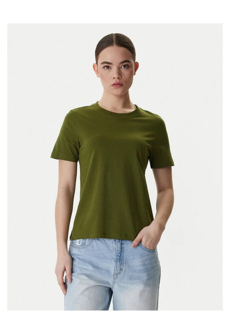 Tricou dama  bumbac organic, Verde