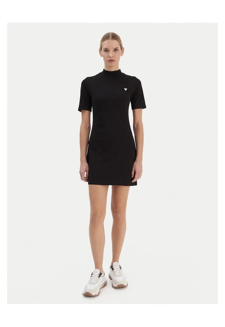 Rochie casual  din bumbac organic, Negru