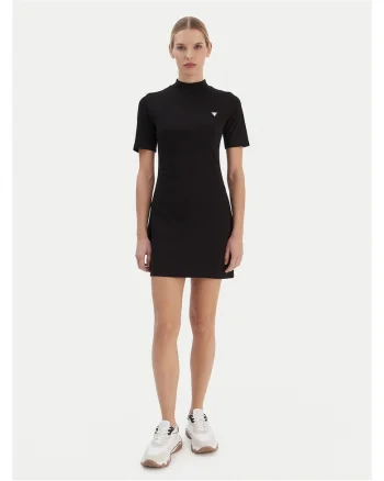 Rochie casual  din bumbac organic, Negru