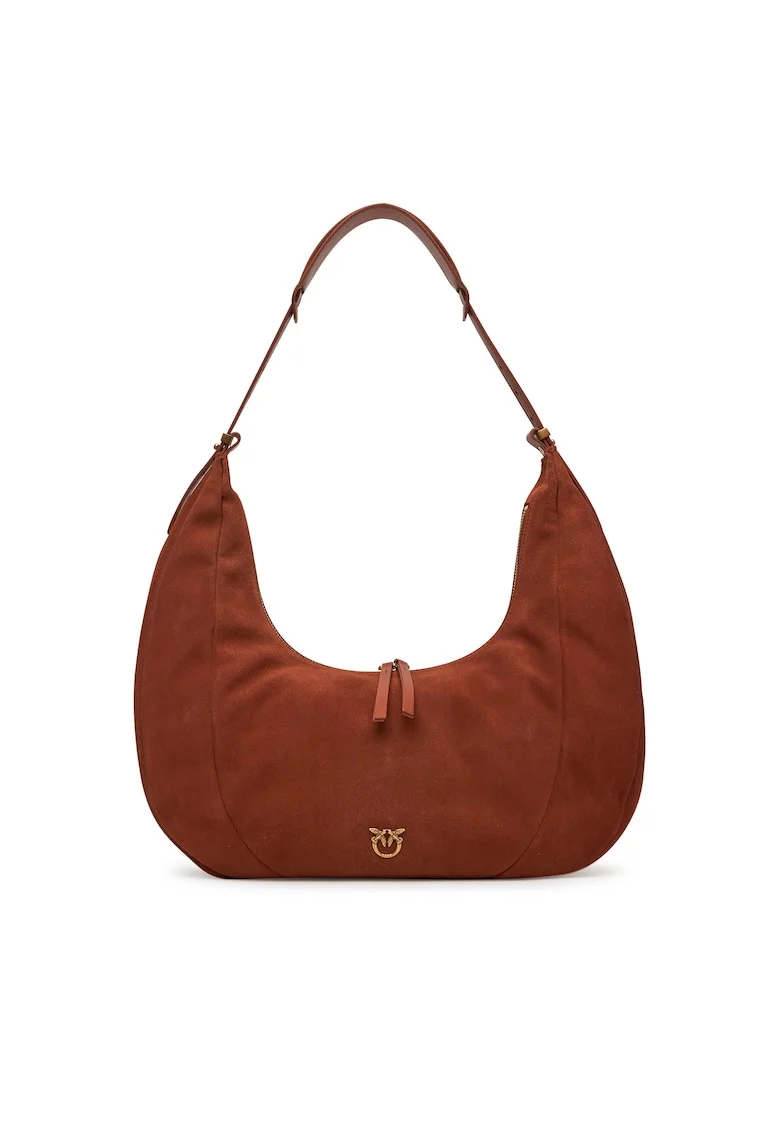 Geanta dama  Slouchy Hobo Big, din piele naturaladwqf, Roz