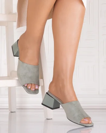 Pantofi casual Verzi dama din Piele Ecologica Shamyla