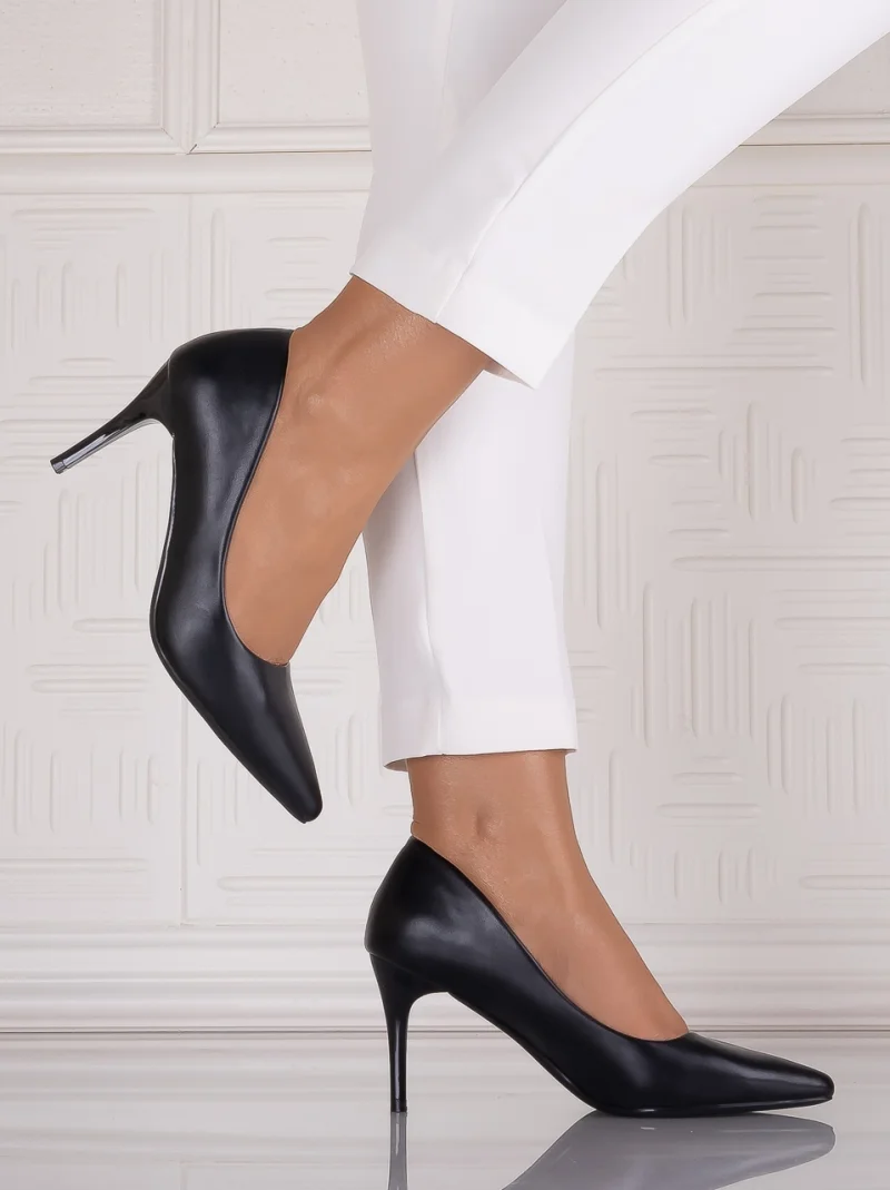 Pantofi eleganti Negrii dama din Piele Ecologica Utama