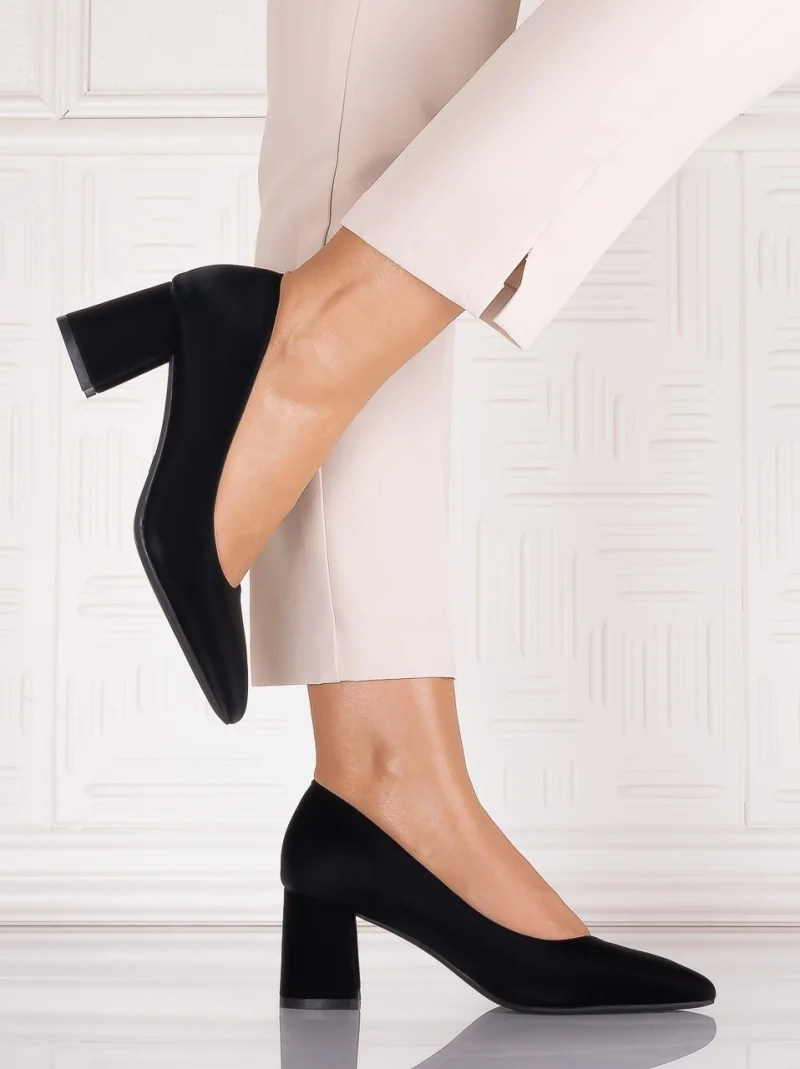 Pantofi eleganti Black dama din Piele Ecologica Arriba