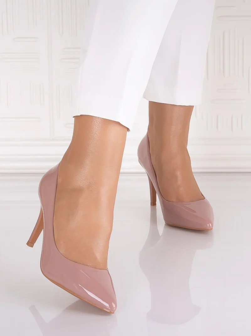 Pantofi eleganti Bej dama din Piele Ecologica Molnas