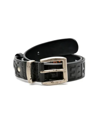 Curea LA GALERE neagra, 7871640, din piele naturala