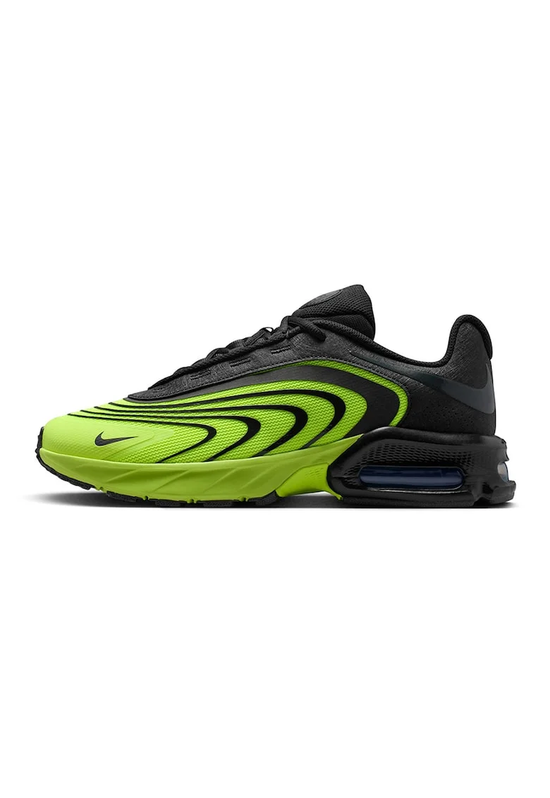 Pantofi Air Max low-cut, Negru/Verde electric