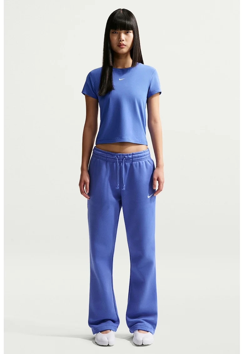 Tricou slim fit din amestec de modal, Albastru lavanda