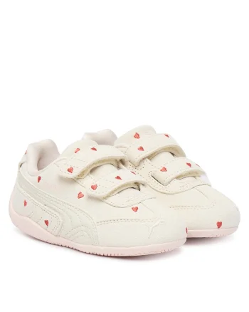 Pantofi sport copii,  gri, material sintetic, pentru fete