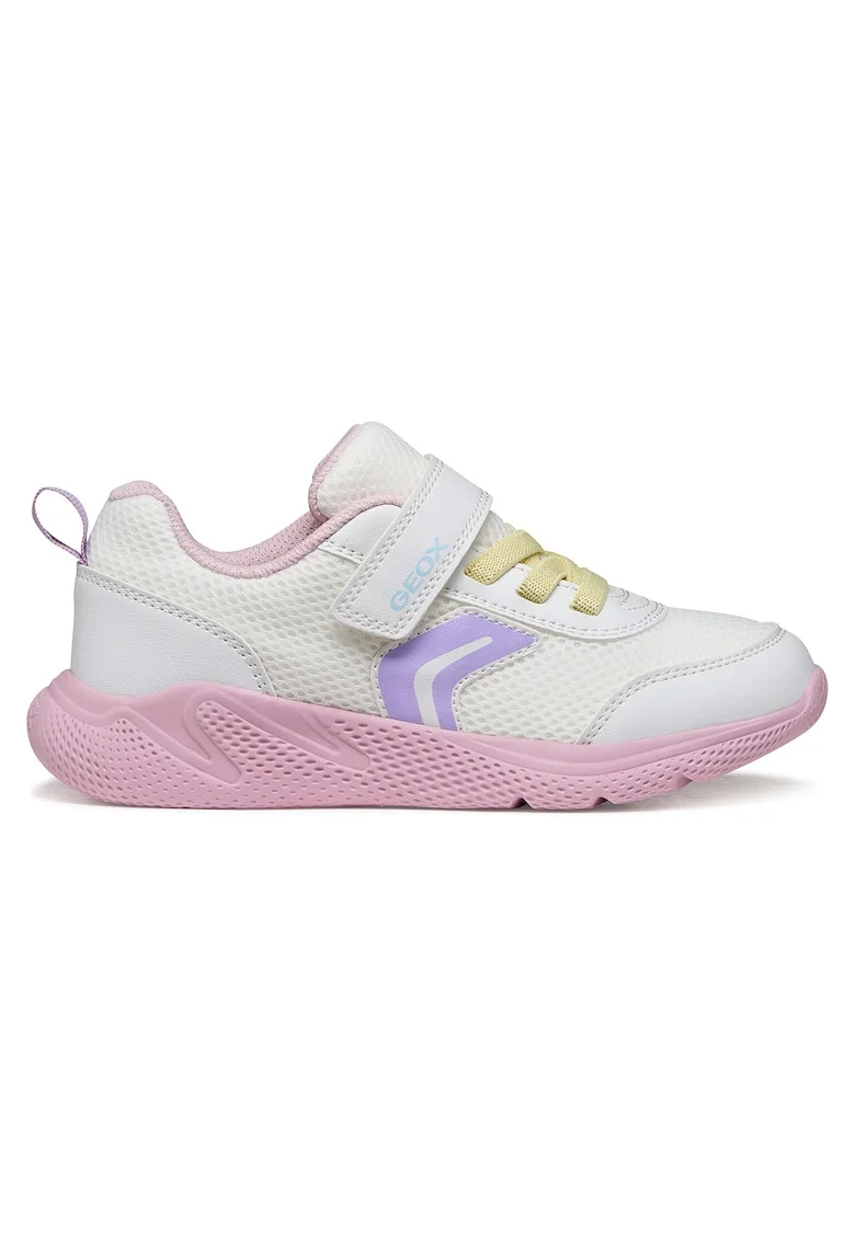 Încălțăminte sport pentru fete,  material textil, Alb