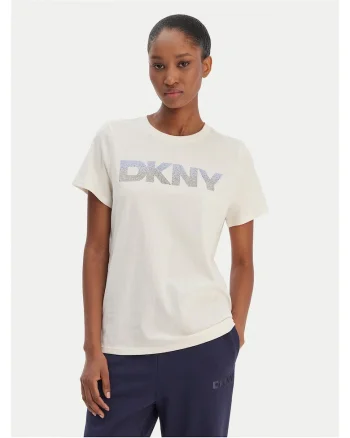 Tricou dama  din bumbac ecru, Ecru