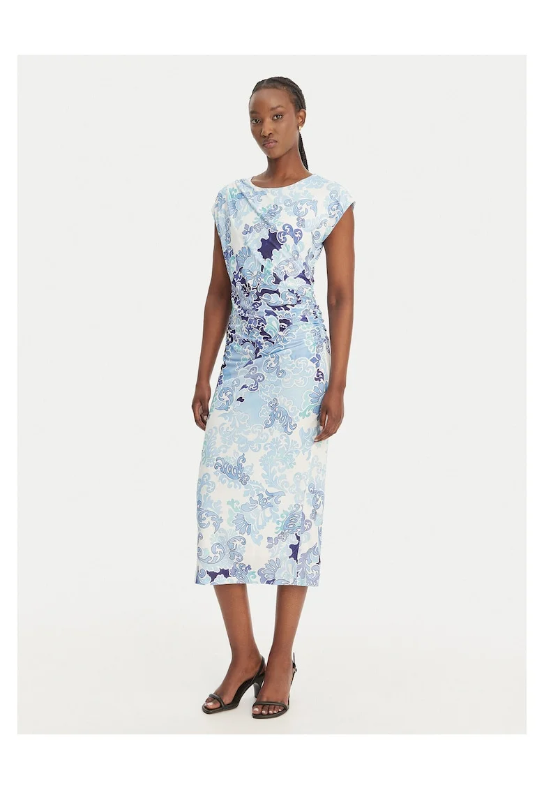Rochie de cocktail  albastru deschis, Albastru deschis/Albastru