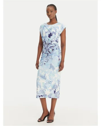 Rochie de cocktail  albastru deschis, Albastru deschis/Albastru