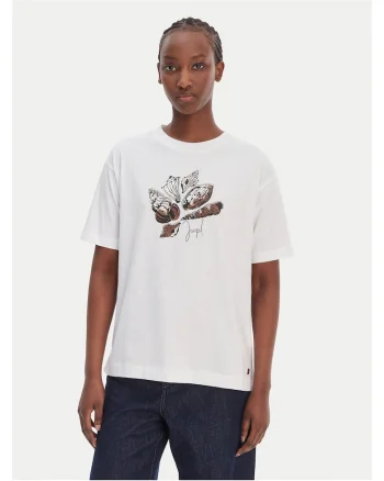 Tricou alb  pentru femei, Alb