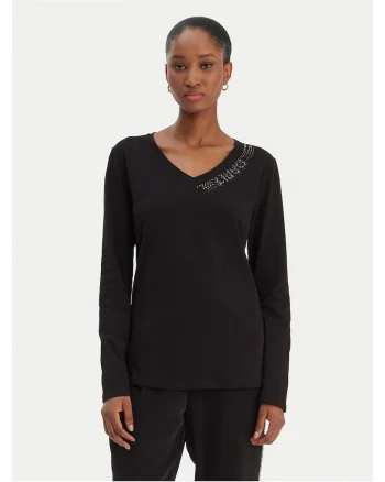 Bluza dama  din bumbac, Negru