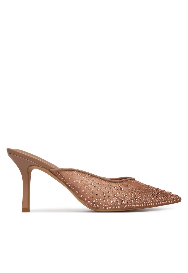 Pantofi  stiletto maro, Maro
