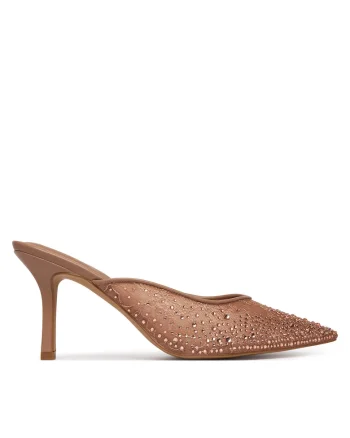 Pantofi  stiletto maro, Maro