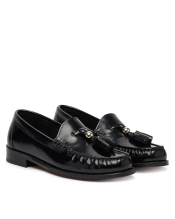 Mocasini dama  piele naturala, Negru