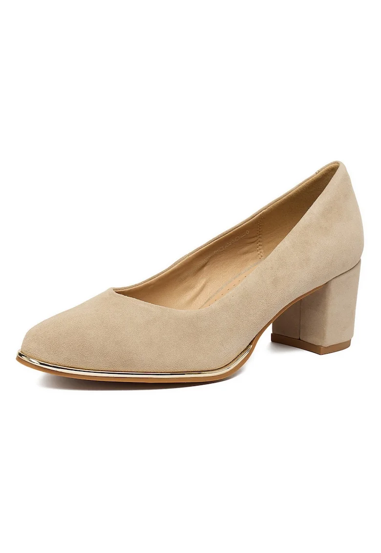 Pantofi clasic bej, Bej