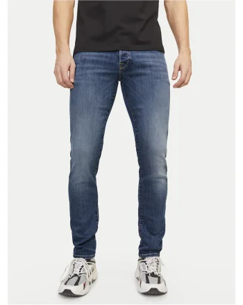 Blugi Jack Jones slim fit albastru, Albastru
