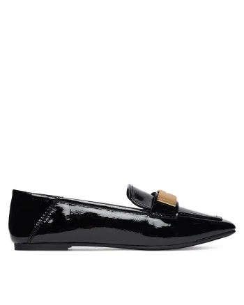 Mocasini eleganți din piele naturală, Negru