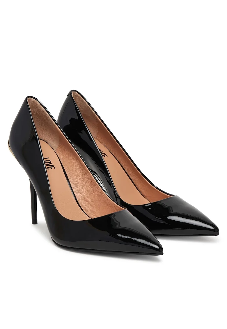 Pantofi dama  din piele naturala, Negru