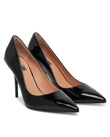 Pantofi dama  din piele naturala, Negru