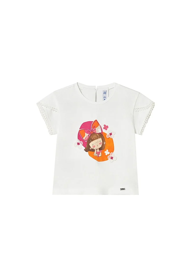 Tricou copii  alb, Alb