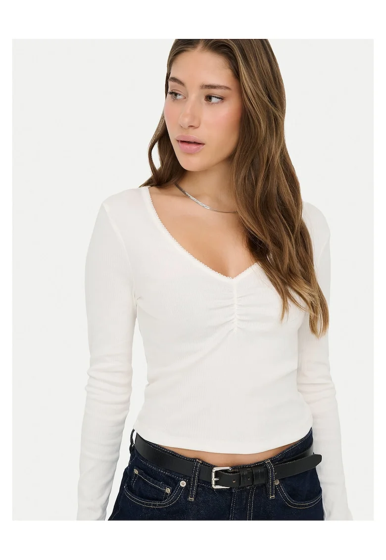 Bluza dama,  alb, Alb