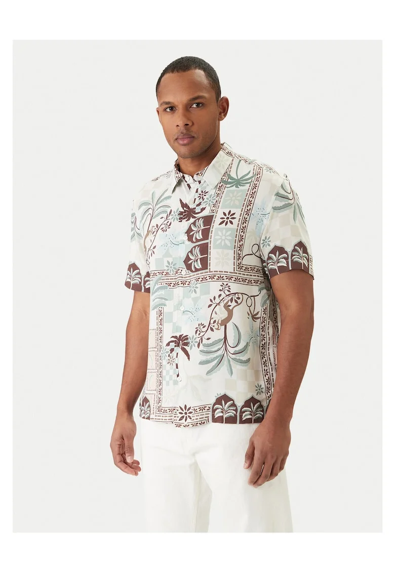 Camasa cu imprimeu grafic, Multicolor