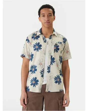 Camasa barbati  relaxed fit, Bej