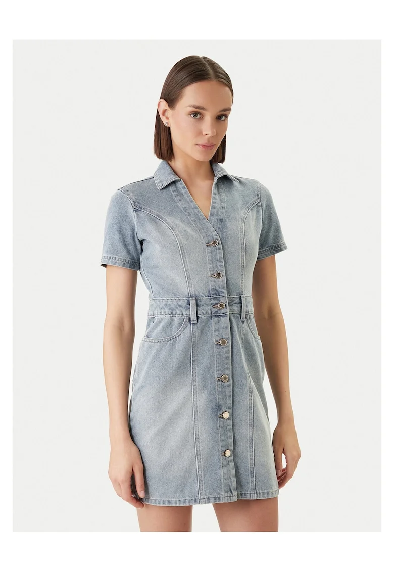 Rochie din denim, Albastru