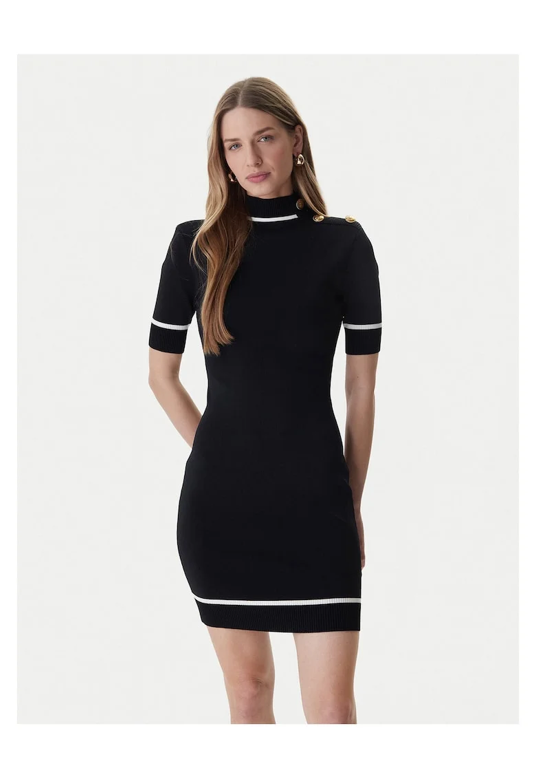 Rochie tricotată, Negru
